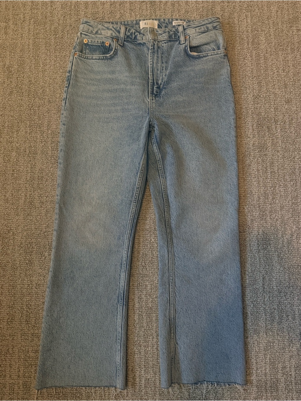 Rails Sunset Crop high rise crop flare jeans